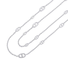 Load image into Gallery viewer, HERMES Chaine d'Ancre Farandole Necklace Size 120 SV925
