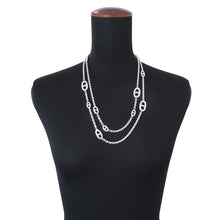Load image into Gallery viewer, HERMES Chaine d'Ancre Farandole Necklace Size 120 SV925
