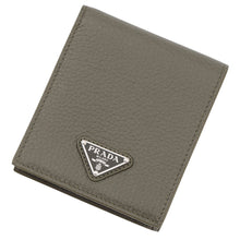 Load image into Gallery viewer, PRADA Bifold Wallet Khaki2MO738 Leather
