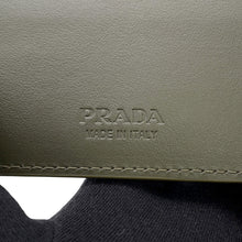Load image into Gallery viewer, PRADA Bifold Wallet Khaki2MO738 Leather

