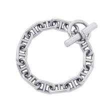 将图像加载到图库查看器中，HERMES Vintage Chaine d'Ancre Bracelet, 13 links Size GM SV800
