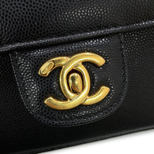 将图像加载到图库查看器中，CHANEL Small flap Bag BlackAS6130-B23483-94305 Caviar Leather Size Small

