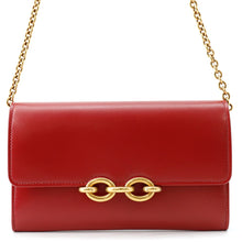 Load image into Gallery viewer, SAINT LAURENT PARIS Le Maillon WOC Wallet-on-Chain Red696608 Leather
