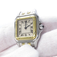 Load image into Gallery viewer, CARTIER PANTHERE 2 Low SM H30mm×W22mm Stainless Steel K18YG Ivory DialW25029B6
