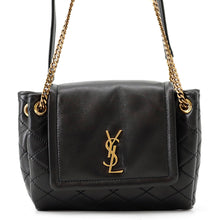 Load image into Gallery viewer, SAINT LAURENT PARIS Nolita Quilted Shoulder Bag Black672738 Lambskin Size Mini
