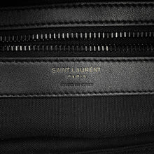 Load image into Gallery viewer, SAINT LAURENT PARIS EmbroideryCrossbody Bag Black758258 SilkTec Canvas
