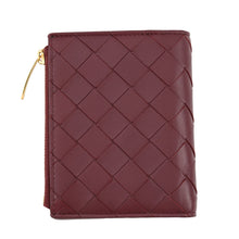 Load image into Gallery viewer, Bottega Veneta INTRECCIATO Small Bi-fold Wallet Barolo742330VCPP32247 Lambskin
