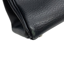 Load image into Gallery viewer, HERMES Kelly Retourne Black Ardennes Leather Size 32
