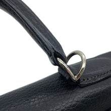 Load image into Gallery viewer, HERMES Kelly Retourne Black Ardennes Leather Size 32
