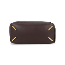 Load image into Gallery viewer, LOEWE Feather Light Puzzle Bag Dark ChestnutA510PLSX13 Feather Light Napalm Size Small

