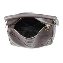 Load image into Gallery viewer, LOEWE Feather Light Puzzle Bag Dark ChestnutA510PLSX13 Feather Light Napalm Size Small
