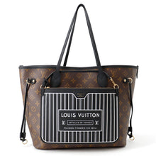 Load image into Gallery viewer, LOUIS VUITTON Neverfull・Inside Out Brown/NoirM28351 Monogram Grain Leather Size MM
