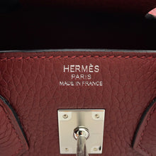 将图像加载到图库查看器中，HERMES Birkin Rouge H Togo Leather Size 25
