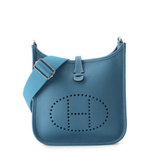 Load image into Gallery viewer, HERMES Evelyne3 New Blue Jean Taurillon Clemence Size 23
