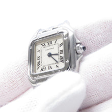 将图像加载到图库查看器中，CARTIER PANTHERE SM W21.5mm Stainless Steel Ivory DialW25033P5
