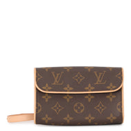 LOUIS VUITTON Pochette Florentine BrownM51855 Monogram Size XS