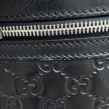 Load image into Gallery viewer, GUCCI Guccissima Crossbody Bag Navy246409 Leather
