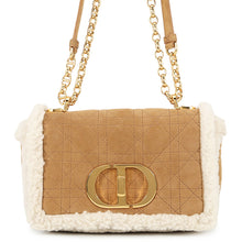 Load image into Gallery viewer, Dior Karo Shoulder Bag Beige/WhiteM9241UMMN Mouton Shearling
