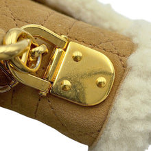 Load image into Gallery viewer, Dior Karo Shoulder Bag Beige/WhiteM9241UMMN Mouton Shearling
