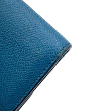 Load image into Gallery viewer, Dior Saddle Lotus Compact Wallet BlueS5652CBAA Grained CalfLeather
