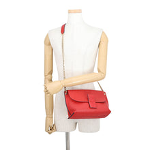 Load image into Gallery viewer, LOEWE Avenue Shoulder Bag Red Leather

