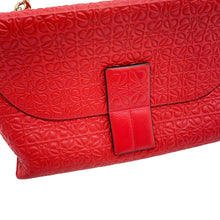 Load image into Gallery viewer, LOEWE Avenue Shoulder Bag Red Leather
