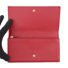 Load image into Gallery viewer, SAINT LAURENT PARIS Long wallet Red568999CP20O6416 Leather
