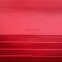 Load image into Gallery viewer, SAINT LAURENT PARIS Long wallet Red568999CP20O6416 Leather
