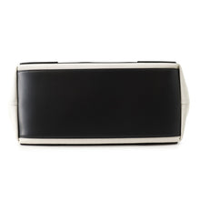 Load image into Gallery viewer, BALENCIAGA Navy Kabas White/Black5812922HH3N9260 Canvas Leather Size M
