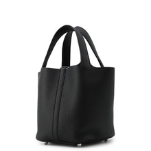 Load image into Gallery viewer, HERMES Picotin Lock Black Taurillon Clemence Size PM

