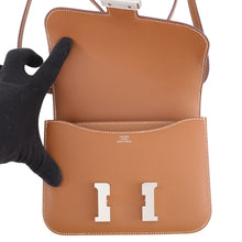 将图像加载到图库查看器中，HERMES Constance3 Miroir Gold Epsom Size Mini
