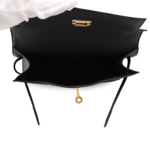 Load image into Gallery viewer, HERMES PochetteKelly Black Swift Leather
