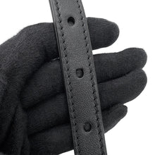 将图像加载到图库查看器中，Dior Ange Macrocannage BlackM4401UNMZ_M900 Calf Leather Faux Pearl Size Mini
