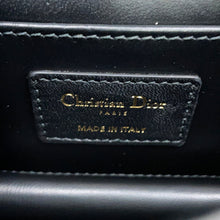 Load image into Gallery viewer, Dior Ange Macrocannage BlackM4401UNMZ_M900 Calf Leather Faux Pearl Size Mini
