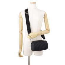 Load image into Gallery viewer, Dior Oblique Jacquard Roller Messenger Bag Black1ROPO061YKY_H00N Canvas Leather

