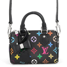 将图像加载到图库查看器中，LOUIS VUITTON LV X TM Nano Speedy Noir/MulticolorM13406 Monogram・Multicolor Size Nano
