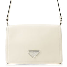 Load image into Gallery viewer, PRADA Shoulder Bag White1BD296 Gray Scarf
