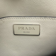 Load image into Gallery viewer, PRADA Shoulder Bag White1BD296 Gray Scarf
