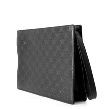 Load image into Gallery viewer, CELINE Triomphe Clutch Bag Black10N823FQD Calf Leather
