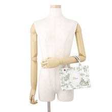 Load image into Gallery viewer, Dior Book Tote Toile de Jouy Clover/Ladybug White/GreenS5584PEHR_M28I Canvas Size Mini
