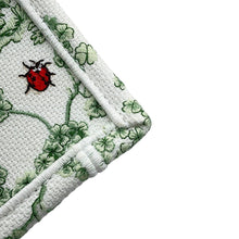 Load image into Gallery viewer, Dior Book Tote Toile de Jouy Clover/Ladybug White/GreenS5584PEHR_M28I Canvas Size Mini
