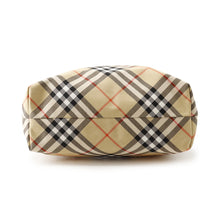 Load image into Gallery viewer, BURBERRY Nova Check Classic Tote Sand8097716 Woven Cotton Twill
