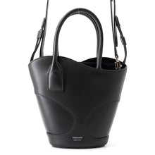 Load image into Gallery viewer, Ferragamo Cutout 2-Way Bag Black215933 768959 Calf Leather Size S
