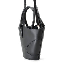 Load image into Gallery viewer, Ferragamo Cutout 2-Way Bag Black215933 768959 Calf Leather Size S
