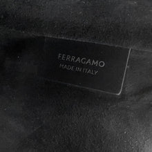 Load image into Gallery viewer, Ferragamo Cutout 2-Way Bag Black215933 768959 Calf Leather Size S
