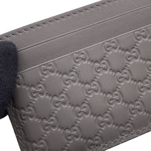 将图像加载到图库查看器中，GUCCI Card Case Gray476010 Guccissima

