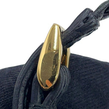将图像加载到图库查看器中，GUCCI Logo Bracelet Size S Black684631 IAAA1 8029 Leather
