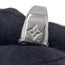 将图像加载到图库查看器中，LOUIS VUITTON Signet Ring Monogram Size M (Approximately size 19) SilverM62487 Metal
