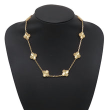 Load image into Gallery viewer, Van Cleef &amp; Arpels Vintage Alhambra Necklace 10 MotifsVCARP3JJ00 18K Yellow Gold
