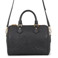 LOUIS VUITTON Speedy Bandouliere NoirM58951 Monogram Empreinte Leather Size 25